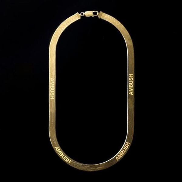 

designer choker statement necklaces pendants necklace joint letter pendant hip hop jewelry cool handsome men women bijoux party gi217t, Golden;silver