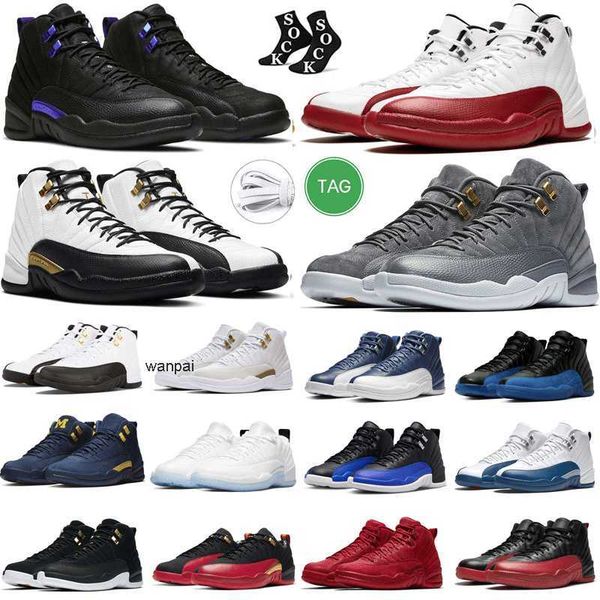 

2023 reverse flu men 12s basketball shoes game french blue royal dark concord black taxi stealth grind playoff royalty indigo release twist