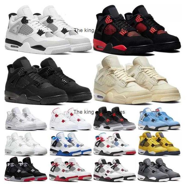 

j4s ogj4s og2023 og jumpman 4 4s mens basketball shoes university blue white guava ice oreo sail noir metallic purple black cat bred shimmer