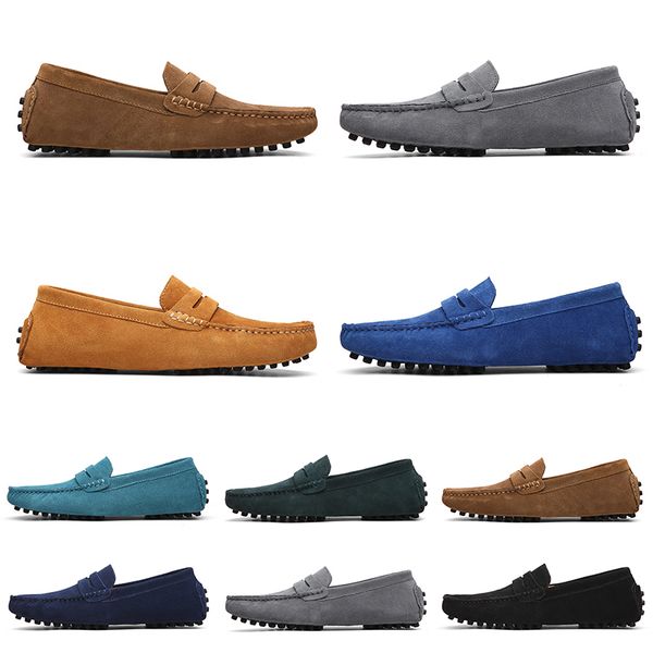 

mens women casual shoes leather soft sole black red orange blue brown orange comfortable sneaker 093
