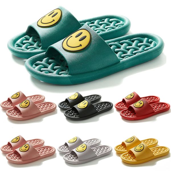 

2023 men women summer sandals mens outdoor slippers beach waterproof slide green pink womens indoor shoes, Black