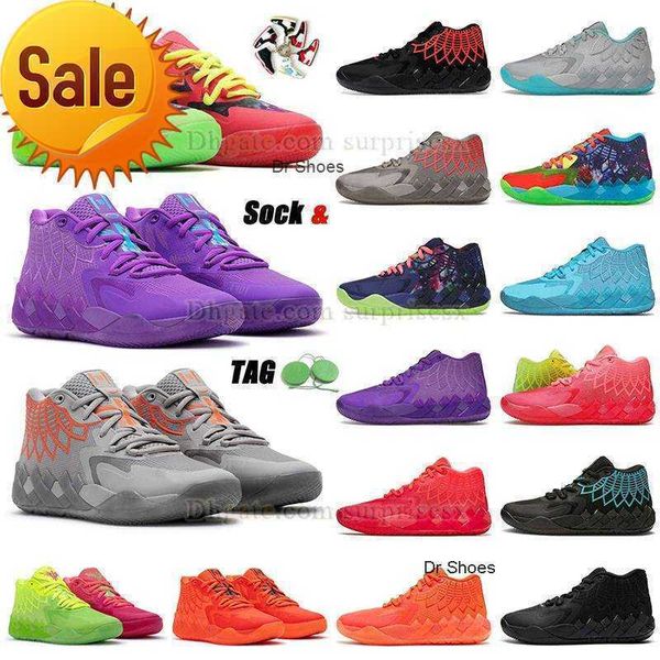 

new boots authentic og lamelo ball mb.01 basketball shoes pumps men rick and morty melo lamelos balls mb1 mb01 outdoor platform shoe
