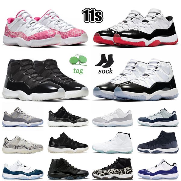 

low j j11 basketball shoes jumpman 11 retro cherry red cool gray cement grey pink trainers high white bred concord high 25th anniversary men