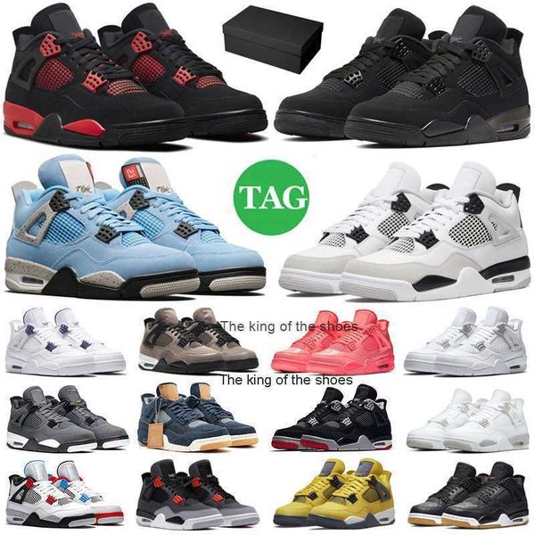 

2023 ogj4s og2023 og 4 4s men women basketball shoes military black cat red thunder white oreo unc blue sail metallic lightning bred grey in