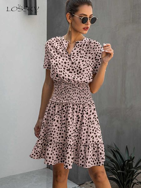 

casual dresses dress women leopard casual black summer ruffle mini dresses buttons ladies purple waisted fitted clothing 2022 womens clothes, Black;gray