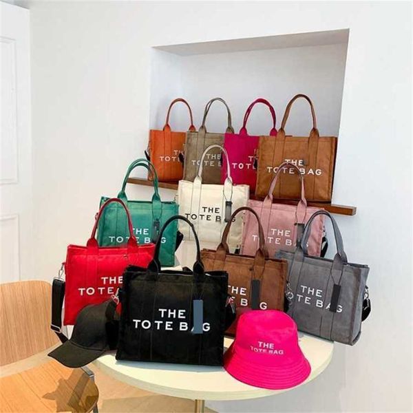 

handbag 2023 fashion women's bag leather quality fashionable canvas large capacity single shoulder messenger the tote letter handbag ba