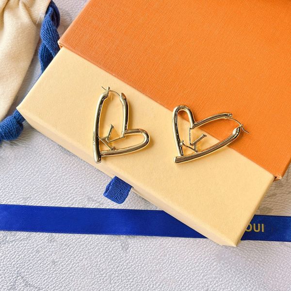 

plated luxury designer letters stud ear designer earrings hook geometric famous women crystal rhinestone pearl earring wedding party jewelry, Golden;silver