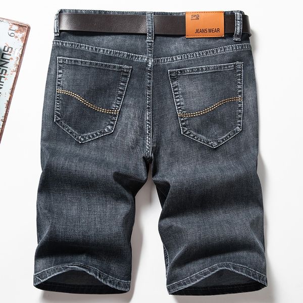

men s jeans 2023 summer men classic denim shorts korean style loose fashion all match casual high end brand five point pants male 230311, Blue