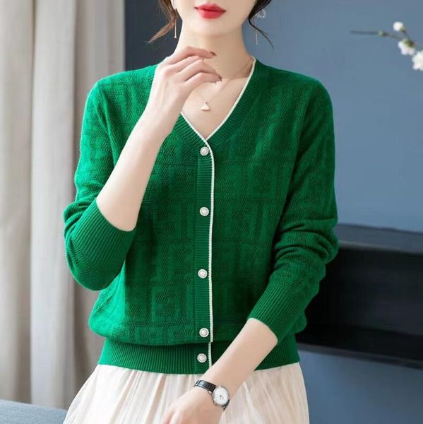 

women's sweaters cardigan loose spotted animal printed female winter elegant sweaters single breasted knit top, White;black