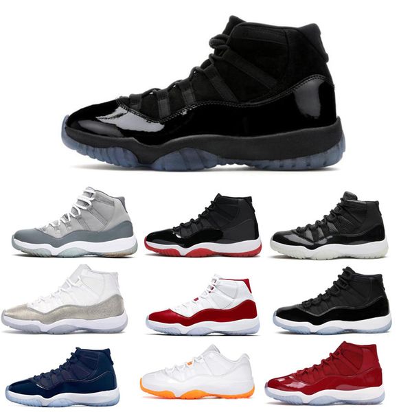 

quality high jordens 11 11s basketball shoes midnight navy jumpman low space jam citrus trainers cherry cool grey sports men women designer