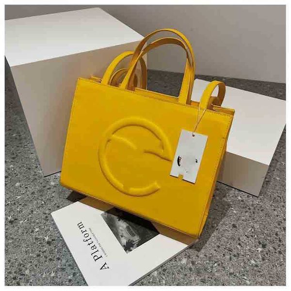 

designer telfars bag handbags small and simple texture shopping portable letter women's fashion one-shoulder cross-body tote box