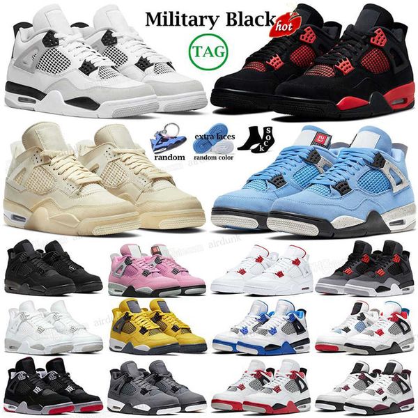 

2023 jumpman 4s 4 basketball shoes for men women 4s military black cat sail red thunder white oreo cactus jack blue university infrared cool