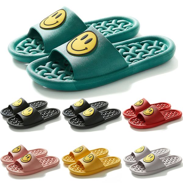 

2023 men women summer sandals mens outdoor slippers beach waterproof slide green yellow womens indoor shoes, Black