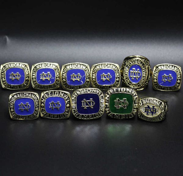 

ncaa notre dame championship ring 11 sets customized, Silver