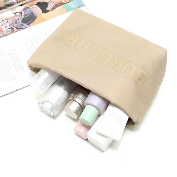 

pure color cosmetic bag portable high capacity storage bag creative bags281z