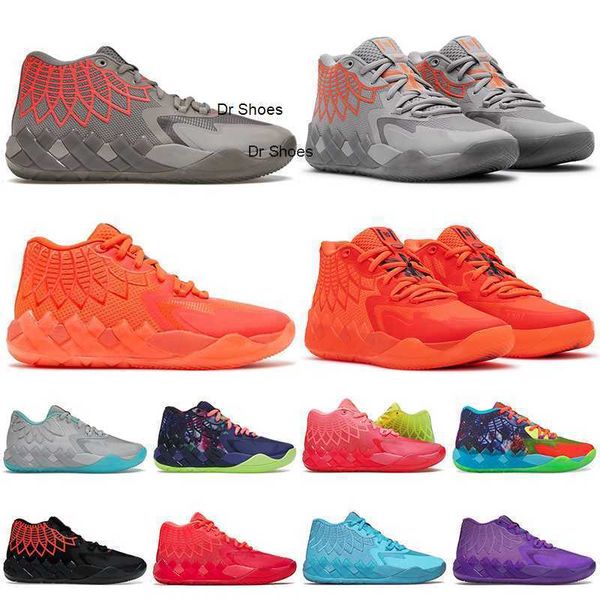 

og athletic shoes lamelo ball basketball shoes mb.01 mens rock ridge red not from here lo ufo sneakers size 40-46