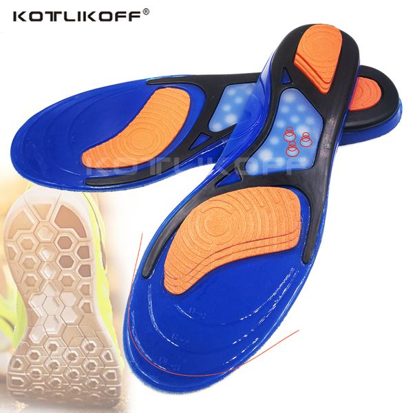

shoe parts accessories sports for s sport running silicone gel insoles plantar fasciitis heel massaging shock absorption foot pad 230311, White;pink