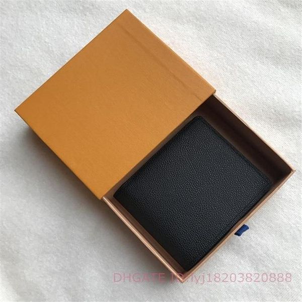 

2022 new l bag billfold plaid pattern women wallet men pures high-end luxury s designer l wallet with box 88311g, Red;black