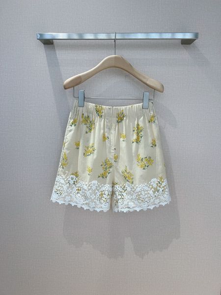 

booty shorts for women vintage shorts with delicate floral prints, White;black