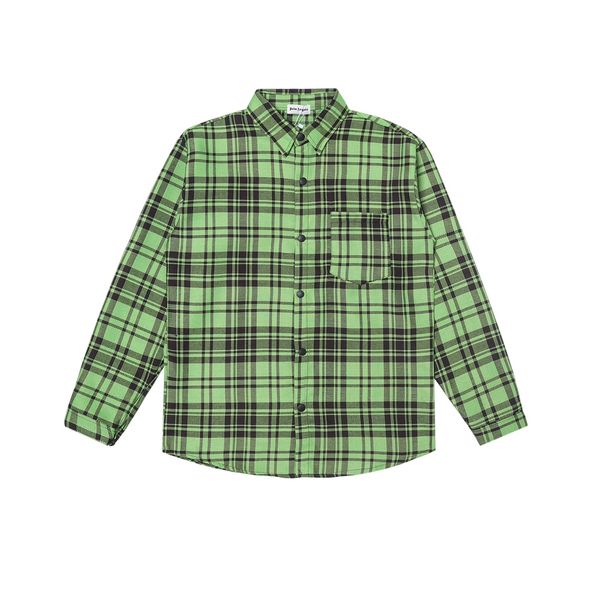 

palm 2023 casual shirt men's women's luxury gift check stripe shirt, White;black