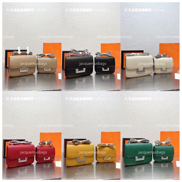 

quality h designer contan stewardres bag 5a luxury leather pure steel silver buckle bag ms. fashion's shoulder bag