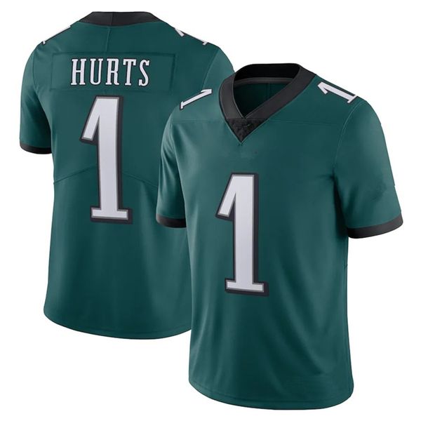 

aj brown jalen hurts jason kelce football jersey devonta smith haason reddick miles sanders mailata goedert darius slay fletcher cox brandon, Black;red
