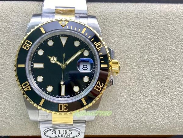 

clean factory watch diameter 40 mm v4 version hand-polished stereo pointer equipped with 3135 movement sapphire crystal glass mirror 904 sta, Slivery;golden