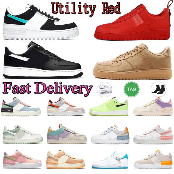 

men women running shoes af 1 flat low sneakers triple white black wheat 1s pale ivory aurora wonderful zapato walking trainers platform jogg