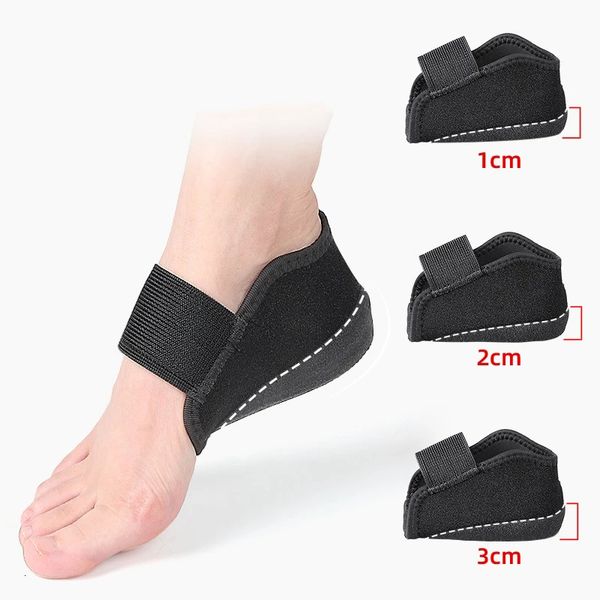 

shoe parts accessories height increase insole for men women silicone heel protector socks heightening insoles s shock absorption lift pads 2, White;pink