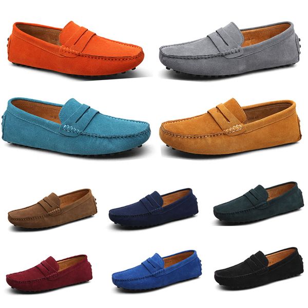 

men casual shoes espadrilles triple black navy brown wine red taupe green sky blue burgundy mens sneakers outdoor jogging walking size 40-45