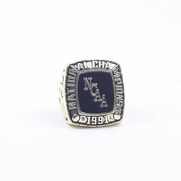 

1991 ncaa duke blue magic university basketball champion ring university ring, Golden;silver