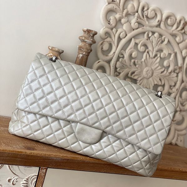 

10a mirror quality designer boarding bag 46cm calfskin chain handbag luxury large cross body bag with box c280