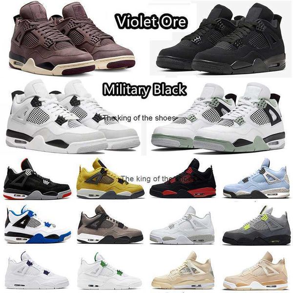 

j4s og2023 og jumpman 4 4s basketball shoes for men women 4s violet oremens seafoam black canvas university blue white oreo messy room zen m