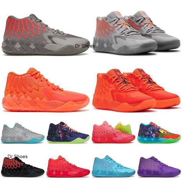 

og athletic shoes lamelo ball basketball shoes mb.01 mens rock ridge red not from here lo ufo sneakers size 40-46