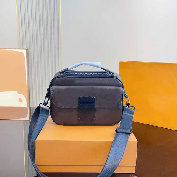 

designer slock bag brown crossbody handbag letter flower pattern women wallet nylon strap