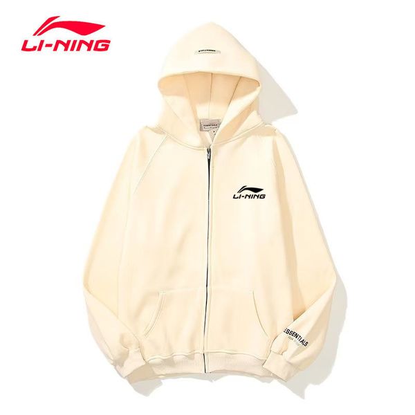 

2023li ning fashion mens designer jacket coat caps winter autumn baseball slim stylist men women windbreaker outerwear zipper hoodies jacket, White;black