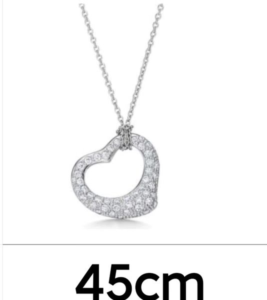 

gold 925 silver plated luxury love pendant chain link jewelry women necklaces chain luxury couple custom love wedding party wholesale origin