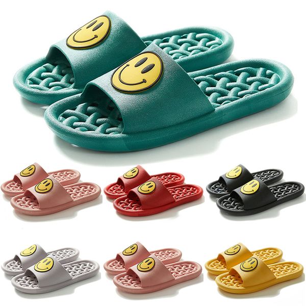 

2023 men women summer sandals mens outdoor slippers beach waterproof slide purple red womens indoor shoes, Black