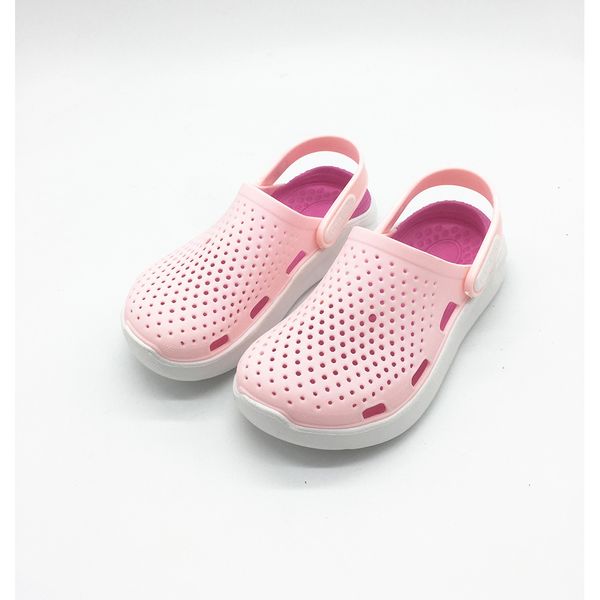 

sandals girls mule kids jelly pvc children clogs summer slippers tpu beach shoes crocks sandals for girl size eu30 31 32 33 34 35 230311, Black;red
