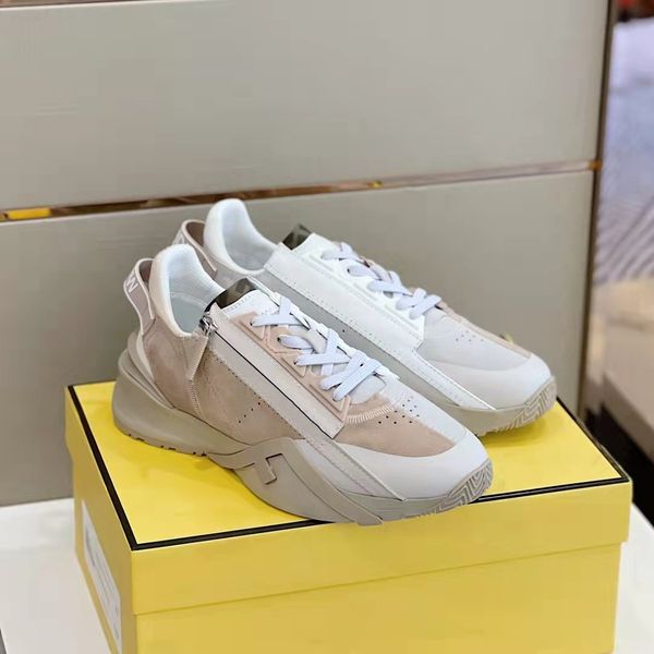 

23s luxury men flow perfect sneakers shoes comfort casual men's sports zipper rubber mesh lightweight skateboard runner sole tech fabri, Black