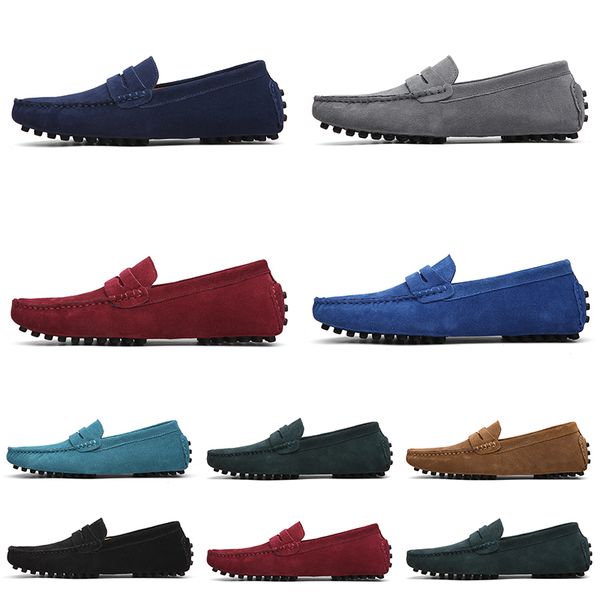 

mens women casual shoes leather soft sole black red orange blue brown orange comfortable sneaker 079