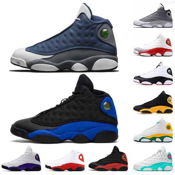 

flint 13 hyper royal jumpman 13 13s womens mens basketball shoes lucky green playground bred chicago court purple trainers sneakers3