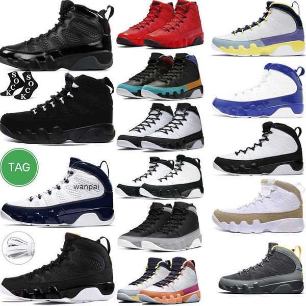 

2023 jumpman 9s sports rubber mid men basketball shoes unc chile fire red university blue change the world dark charcoal gold particle cool