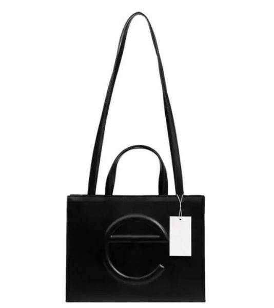 

telr bag shopping bag pu handbag women's fashion one shoulder messenger tote bag