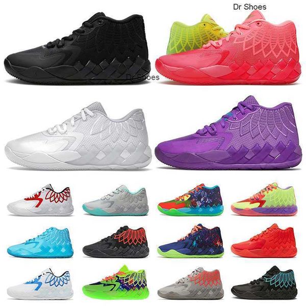 

og roller shoes mens basketball shoes rick and morty lamelo ball shoe mb 01 queen city rock ridge red triple black galaxy not from here buzz