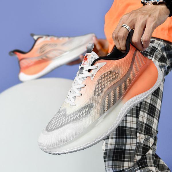 

2023 men women running shoes orange blue grey blue mens trainers outdoor sneakers size 39-44 color12