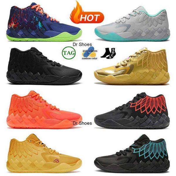 

og athletic shoes ing selling basketball shoes lamelo ball mb.01 black blast rock ridge red white silver not from here rick and morty