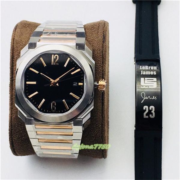 

2023new watch diameter 41mm thickness 10mm 101963 v3 upgraded version with 9015 movement mechanical pearl tuo piecesuper waterproof system d, Slivery;golden