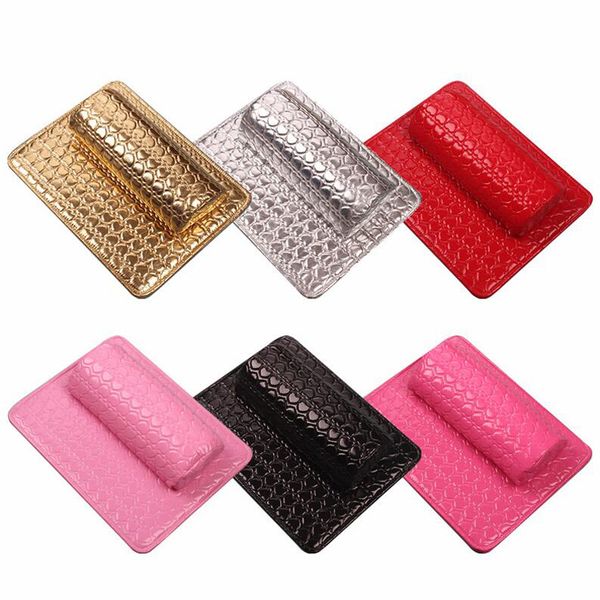 

hand rests professional hand cushion holder soft pu leather sponge arm rest nail pillow manicure art beauty nail mat pad 230311
