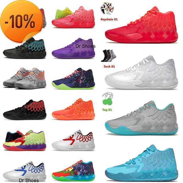 

2023 authentic mens 2023 1 lamelo ball mb.01 black blast queen city all blue rick and morty galaxy buzz sports shoe tennis sneakers 1th.